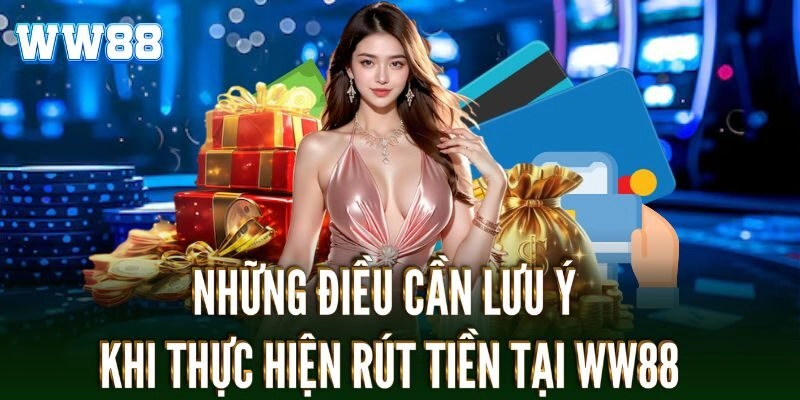 Rút Tiền WW88 - Những Điều Cần Biết Để Giao Dịch Thành Công Một số điểm cần ghi nhớ khi thực hiện việc rút tiền tại nhà cái